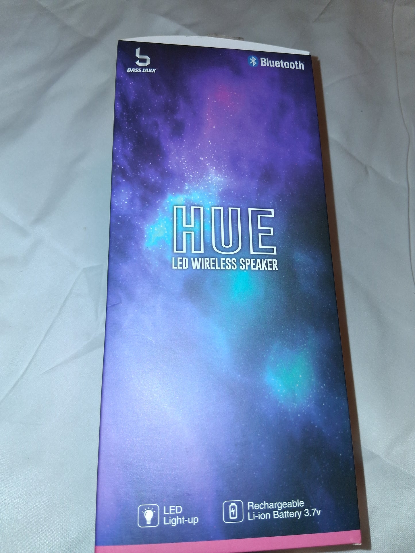 Bluetooth led speaker pink wireless only 1