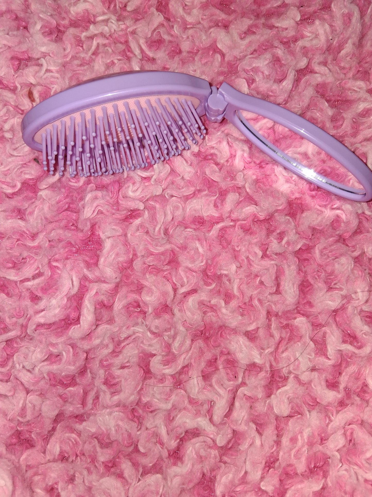 COCOMONEY HAIR BRUSH Foldable PLASTIC with free gift