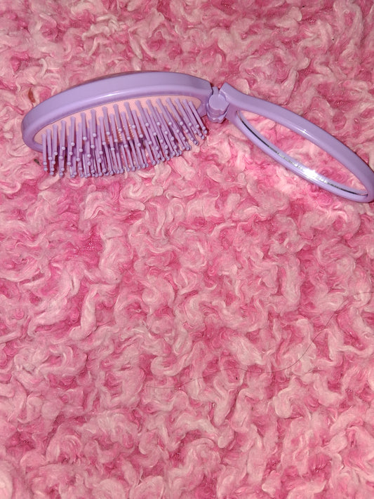 COCOMONEY HAIR BRUSH Foldable PLASTIC with free gift