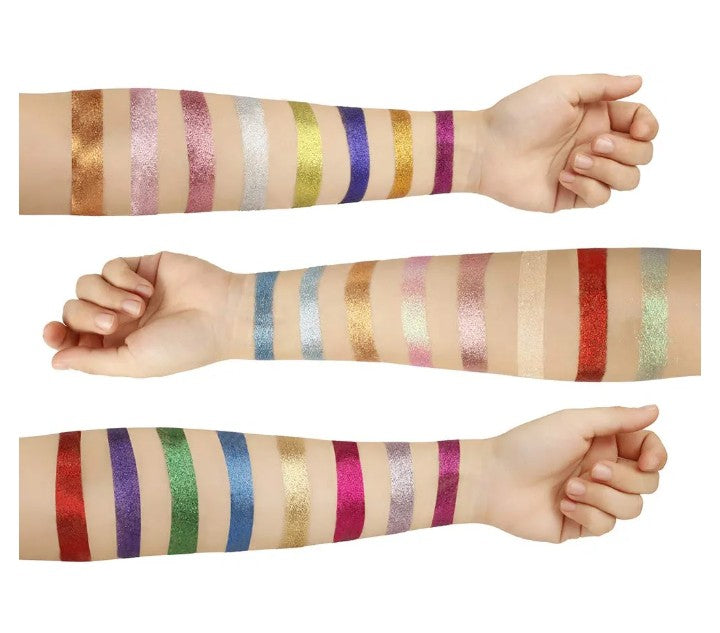 24 Color Pressed Glitter Eyeshadow Palette - Mineral Ultra Shimmer Makeup Palette Eye Shadow Powder Long Lasting Waterproof