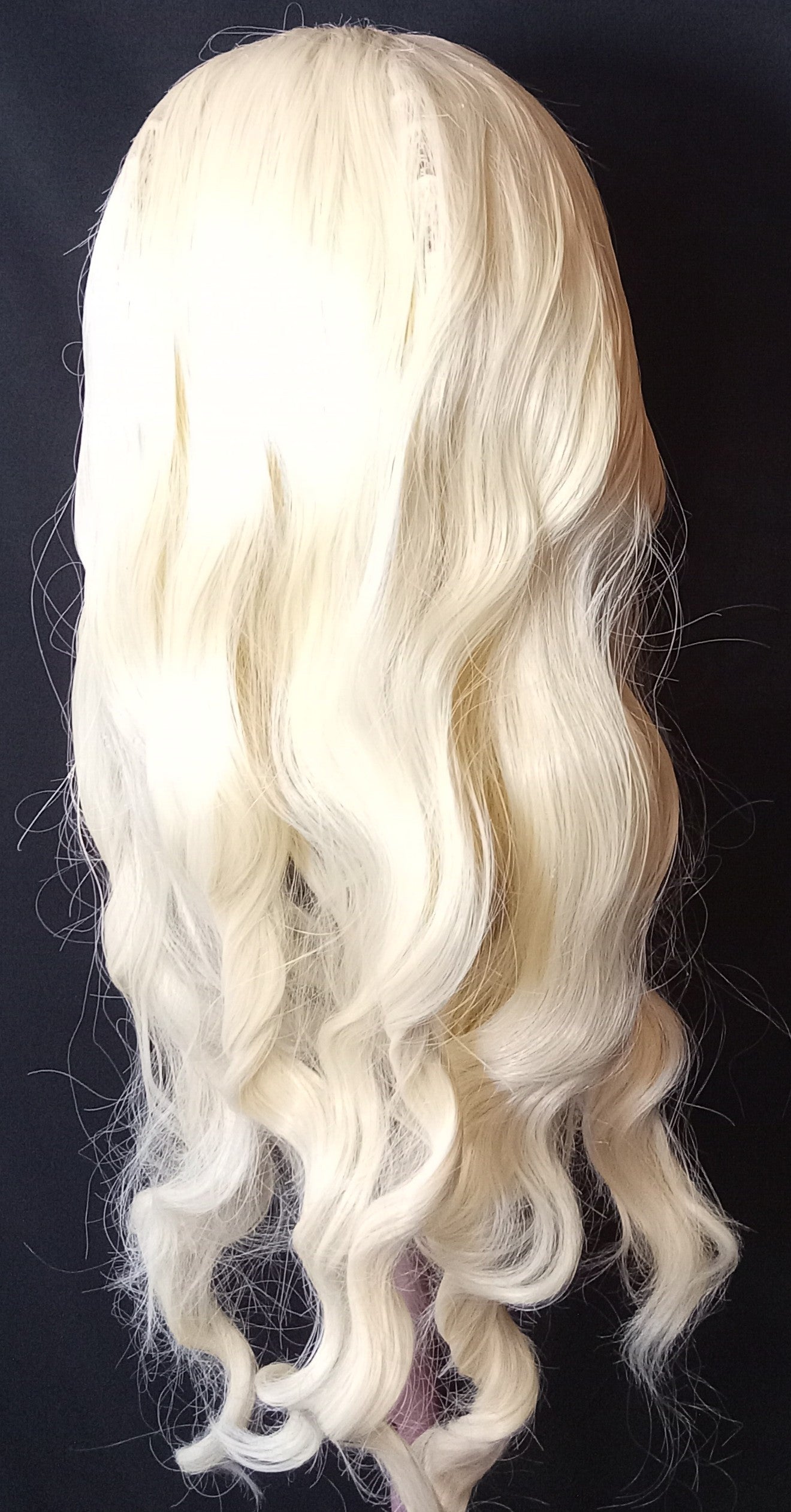 COCOMONEY WIG LONG BLONDE WAVY SYNTHETIC