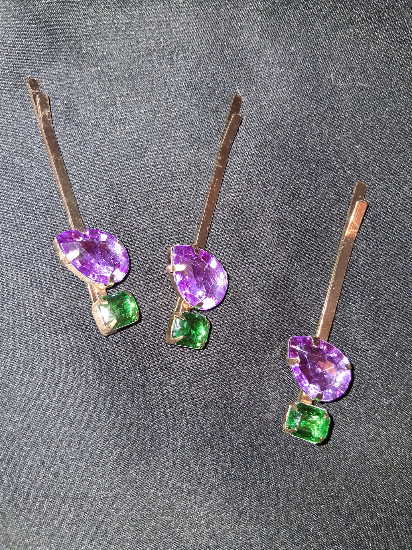 COCOMONEY BLING HAIR PINS 3 pieces 3 inch