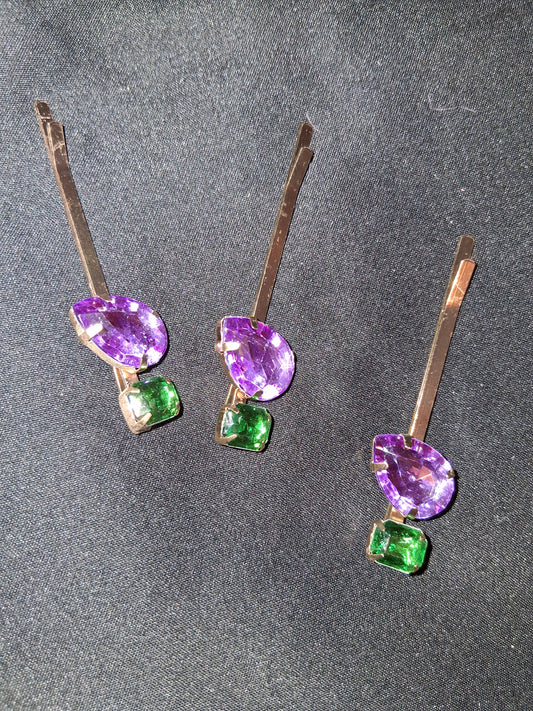 COCOMONEY BLING HAIR PINS 3 pieces 3 inch