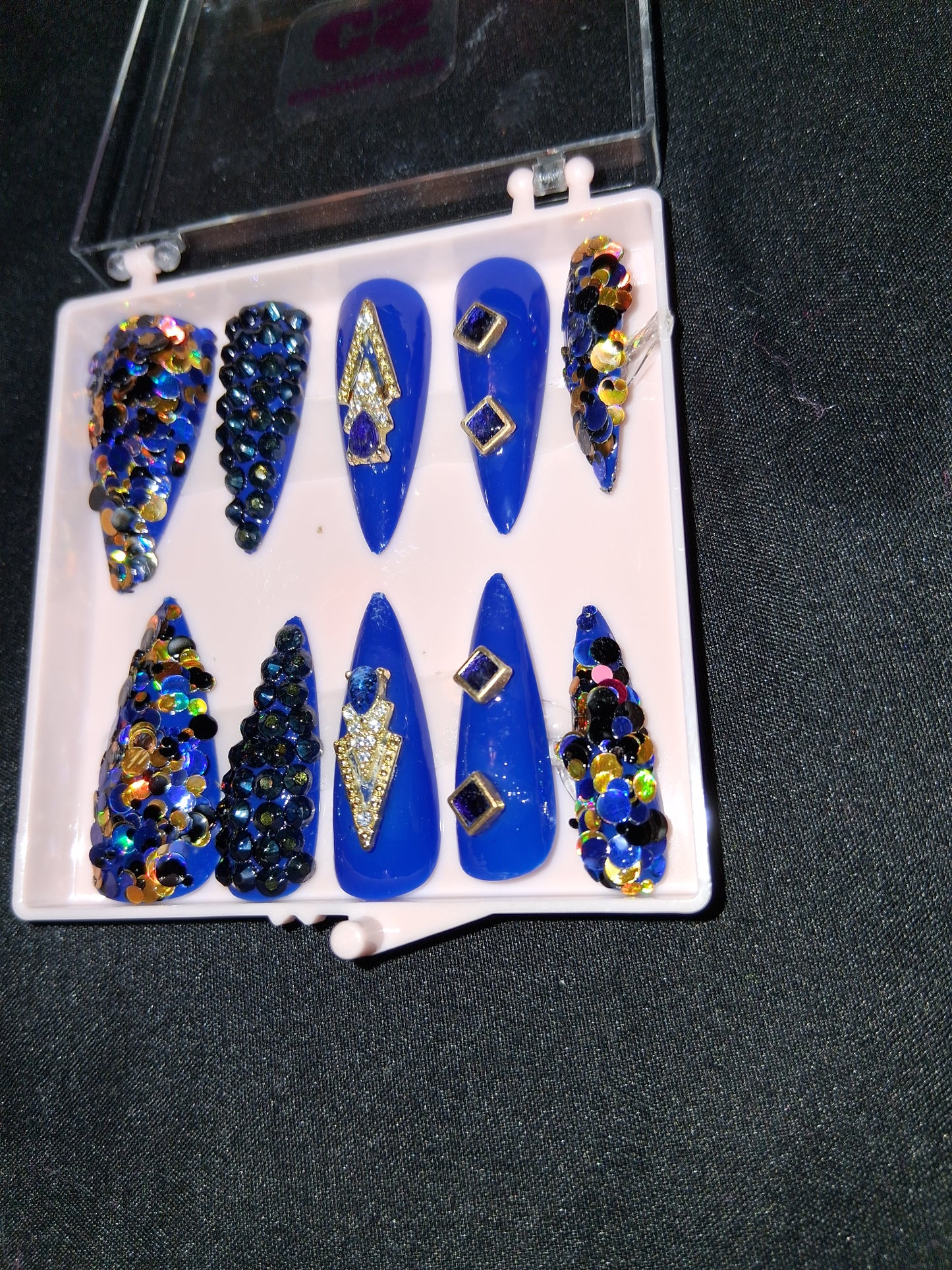COCOMONEY NAILS CUSTOM ONE OF A KIND PIECES WITH NAIL BAG AND FREE GIFTS ACRYLIC