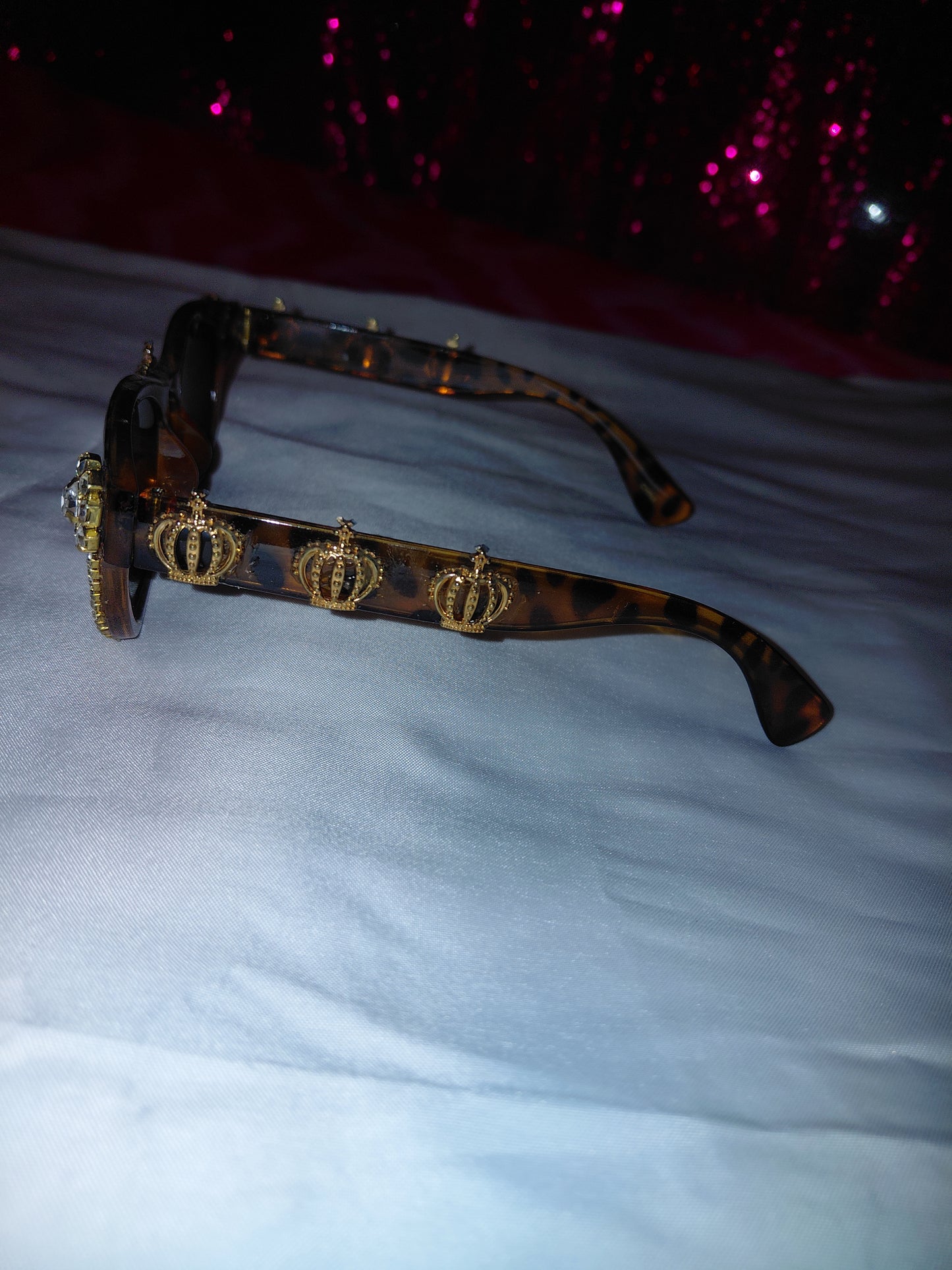 Cocomoney Glasses custom 1 of 1 pair sunglasses gemstones plastic materials uv COCOMONEY.STORE