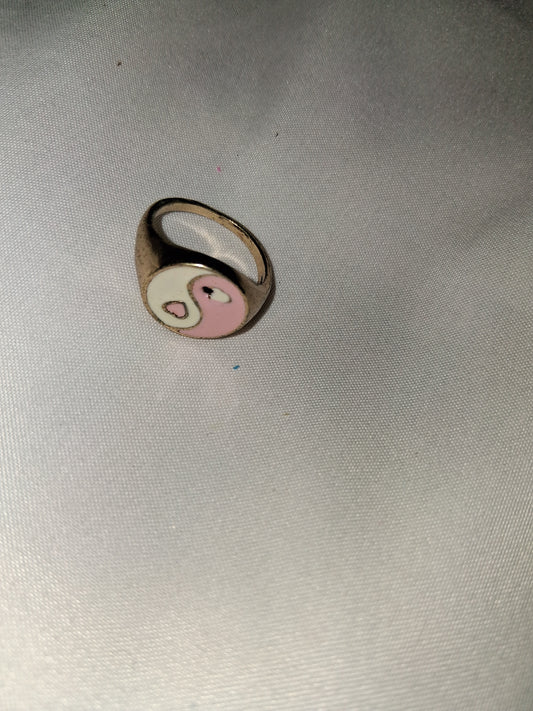 Gold costume ring COCOMONEY