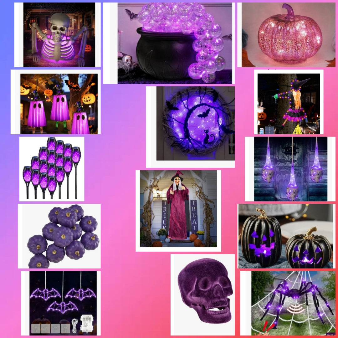 Halloween decor choose number by the item you want as shown in picture