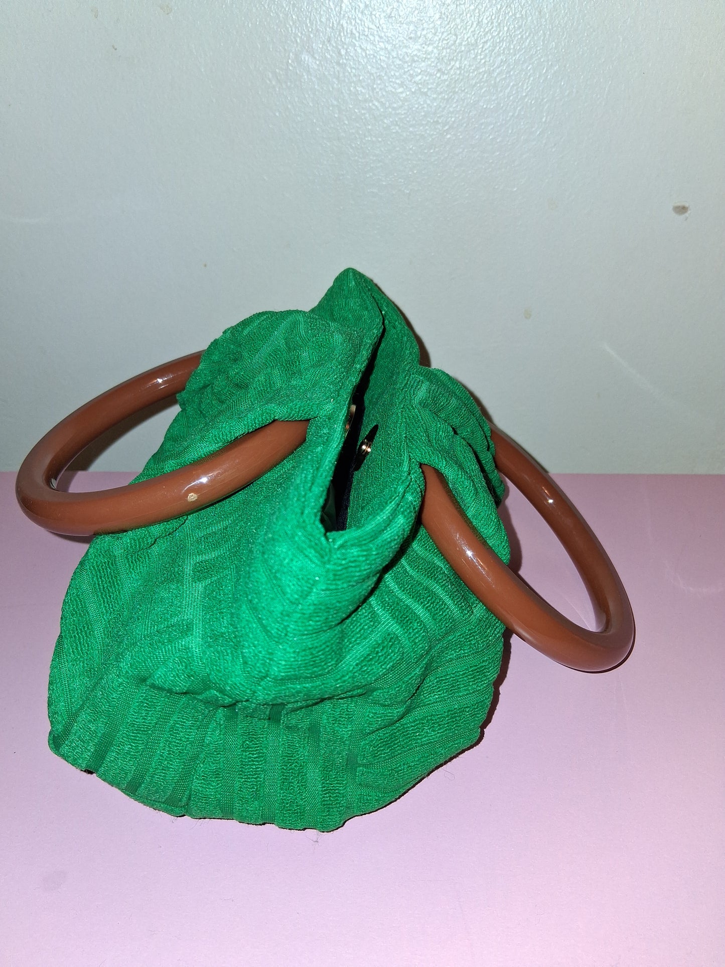 COCOMONEY MINI PURSE GREEN 8IN BY 6IN BY 4IN ONLY 1
