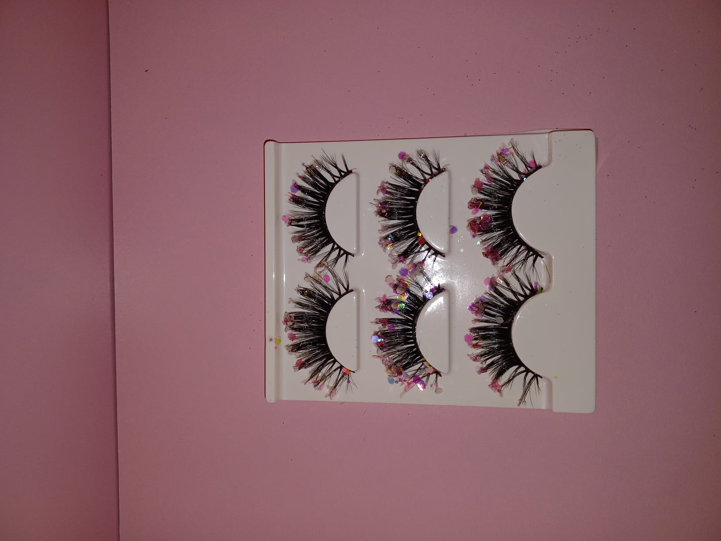 COCOMONEY PINK BLING LASHES 3 sets