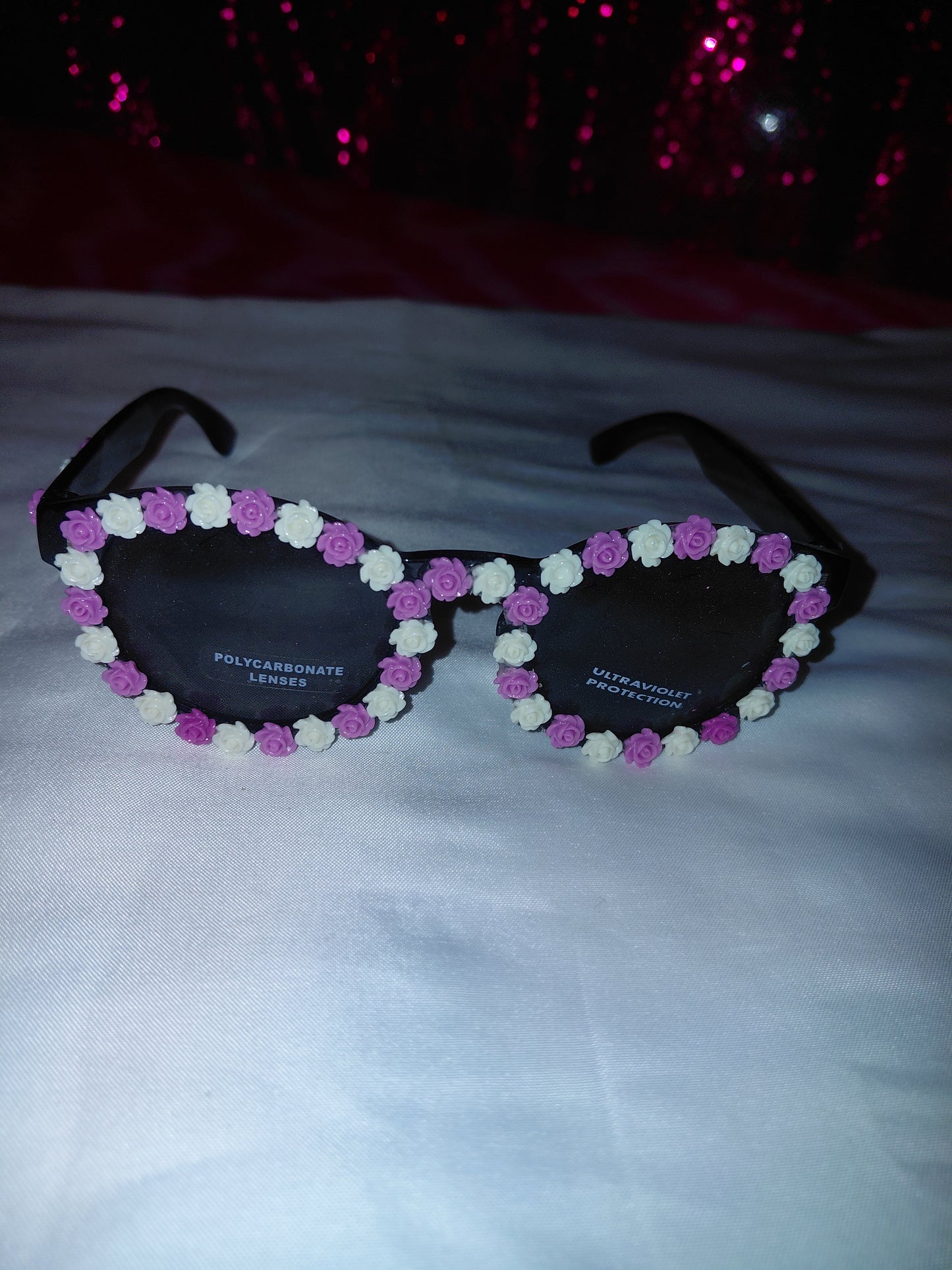 Cocomoney Glasses custom 1 of 1 pair sunglasses gemstones plastic materials uv COCOMONEY.STORE