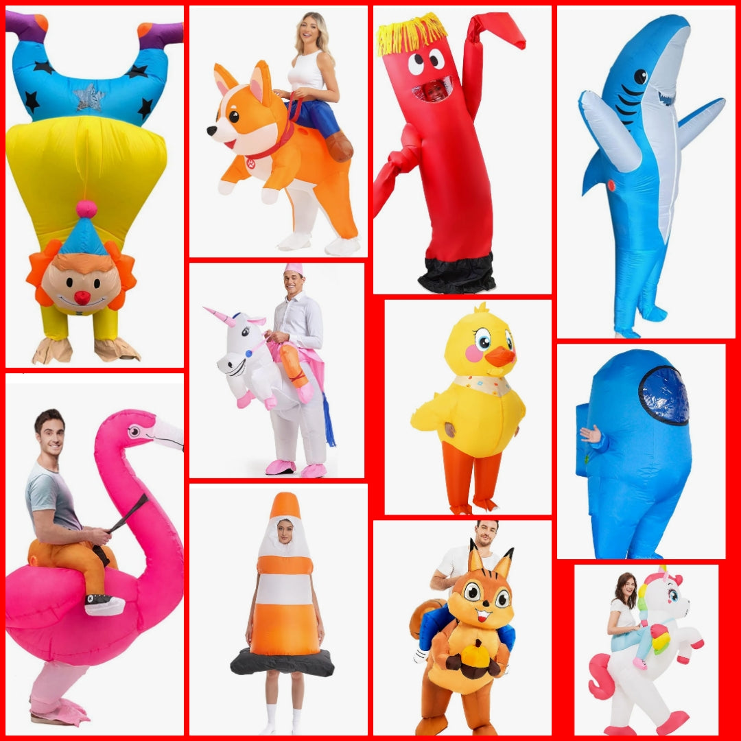 Adults Inflatable Halloween Costumes Blow Up with pump