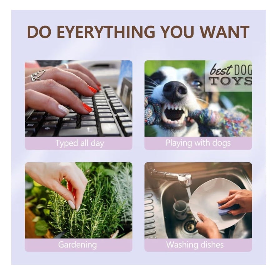 6 Packs Press On Nails Almond, Misssix French Tip Press On Nails Short, Reusable Glue On Nails, Gel Fake Nails for Women, Stick On Nails Kit 15 Sizes-6 styles in total