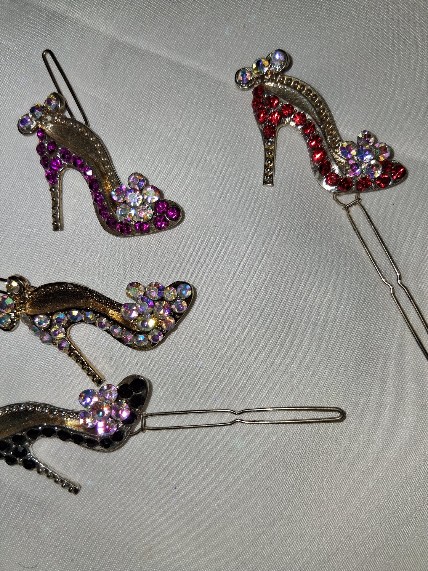 1half inch Hair Clip shoes bling 1 piece COCOMONEY