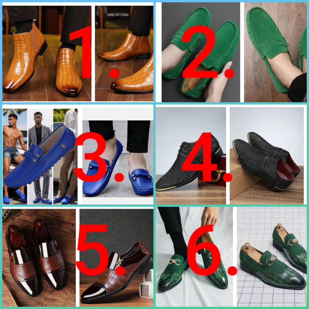 Mens sexy dress shoes 1 pair choose number by the pair you want