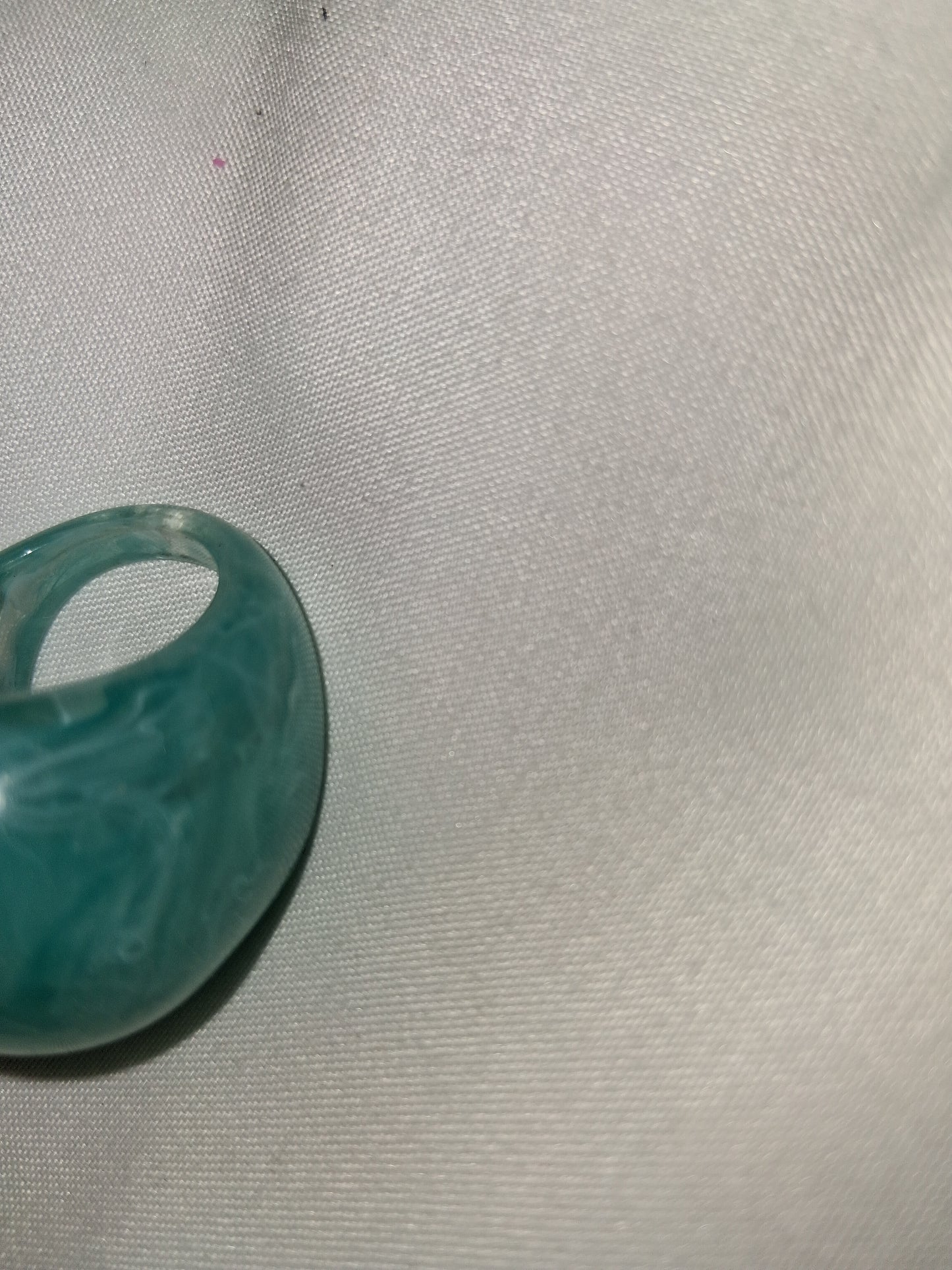 Green costume ring COCOMONEY resin