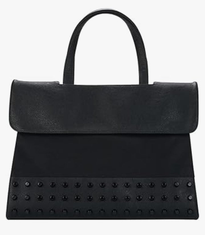 Black Studs Ladies Women's Tote Bag Shoulder Bag for Travel Daily Bags