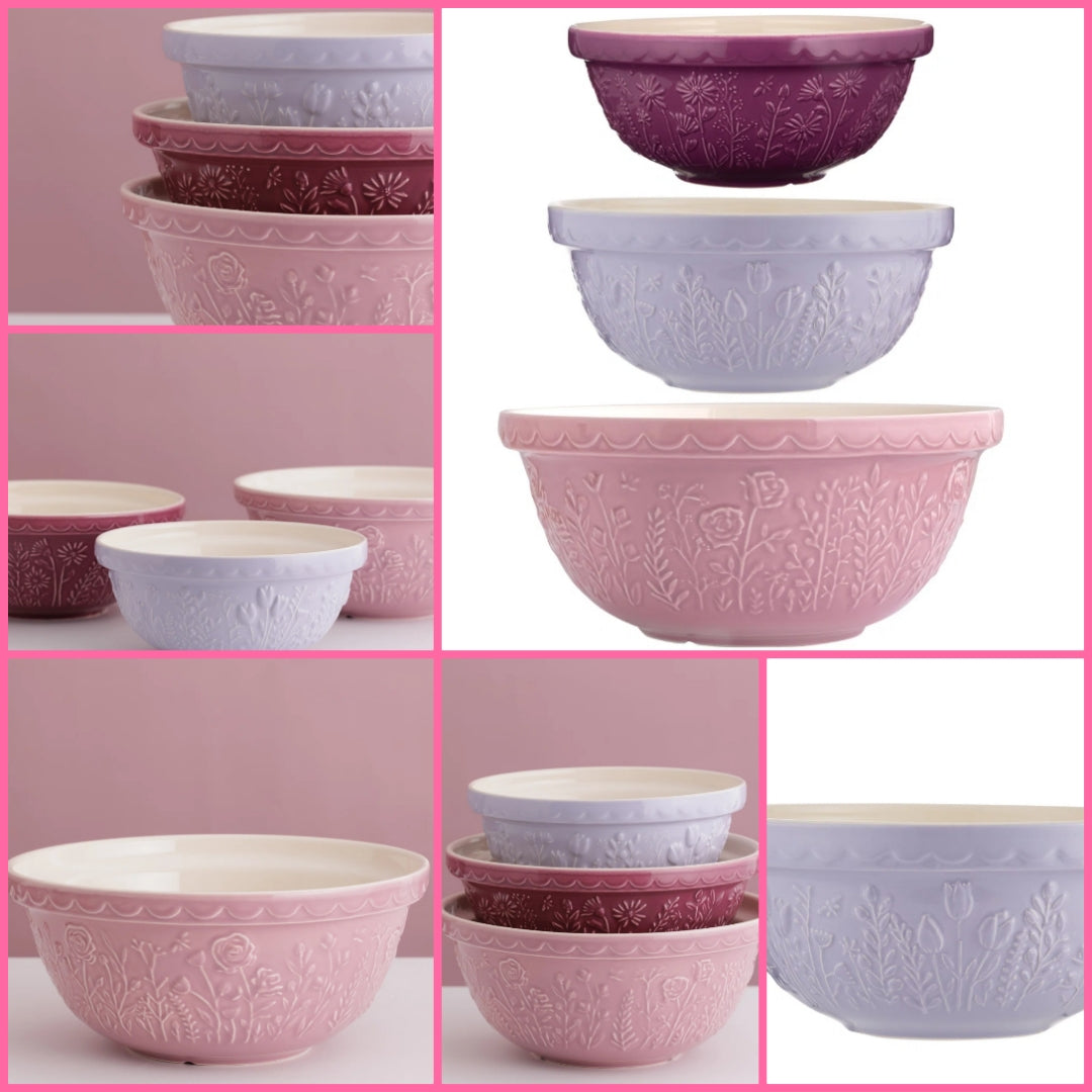 Mixing Bowls - Set Of 3 Or 1 single bowl choose your options below