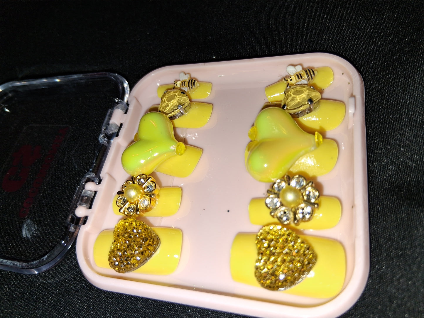 COCOMONEY NAILS CUSTOM ONE OF A KIND PIECES WITH NAIL BAG AND FREE GIFTS