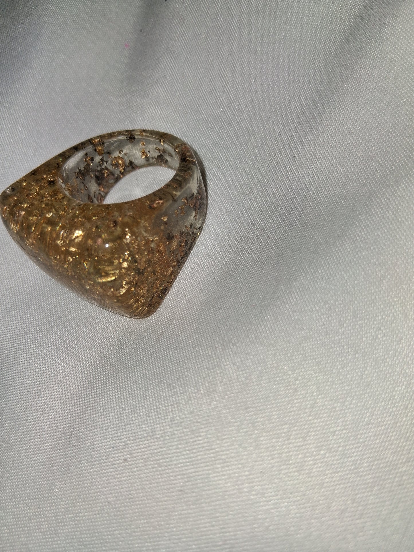 Gold costume ring COCOMONEY resin