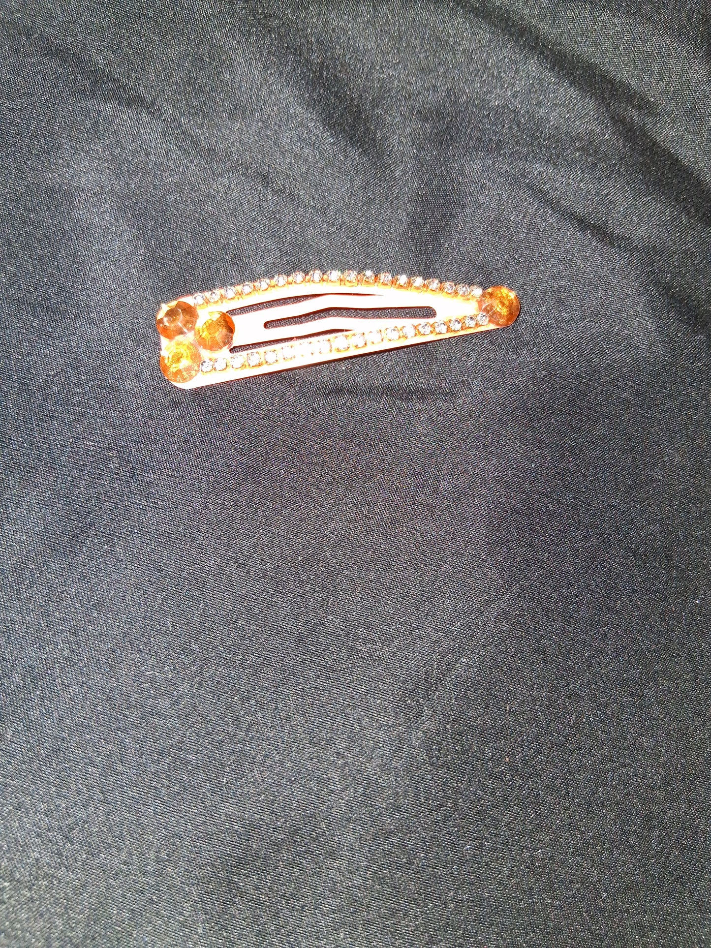 COCOMONEY HAIR CLIP 3INCH CUSTOM 1 OF A KIND PIECE with gemstones