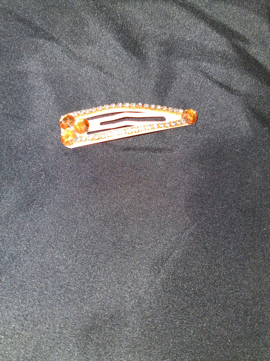 COCOMONEY HAIR CLIP 3INCH CUSTOM 1 OF A KIND PIECE with gemstones