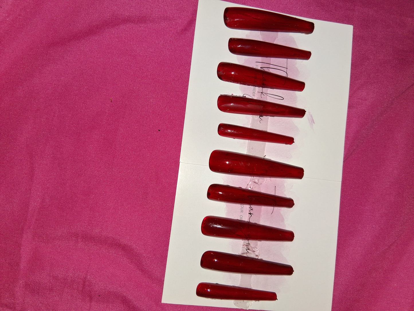 COCOMONEY NAILS CUSTOM 1 OF 1 GLUE ON PRESS ON COMES WITH FREE GIFTS #g7