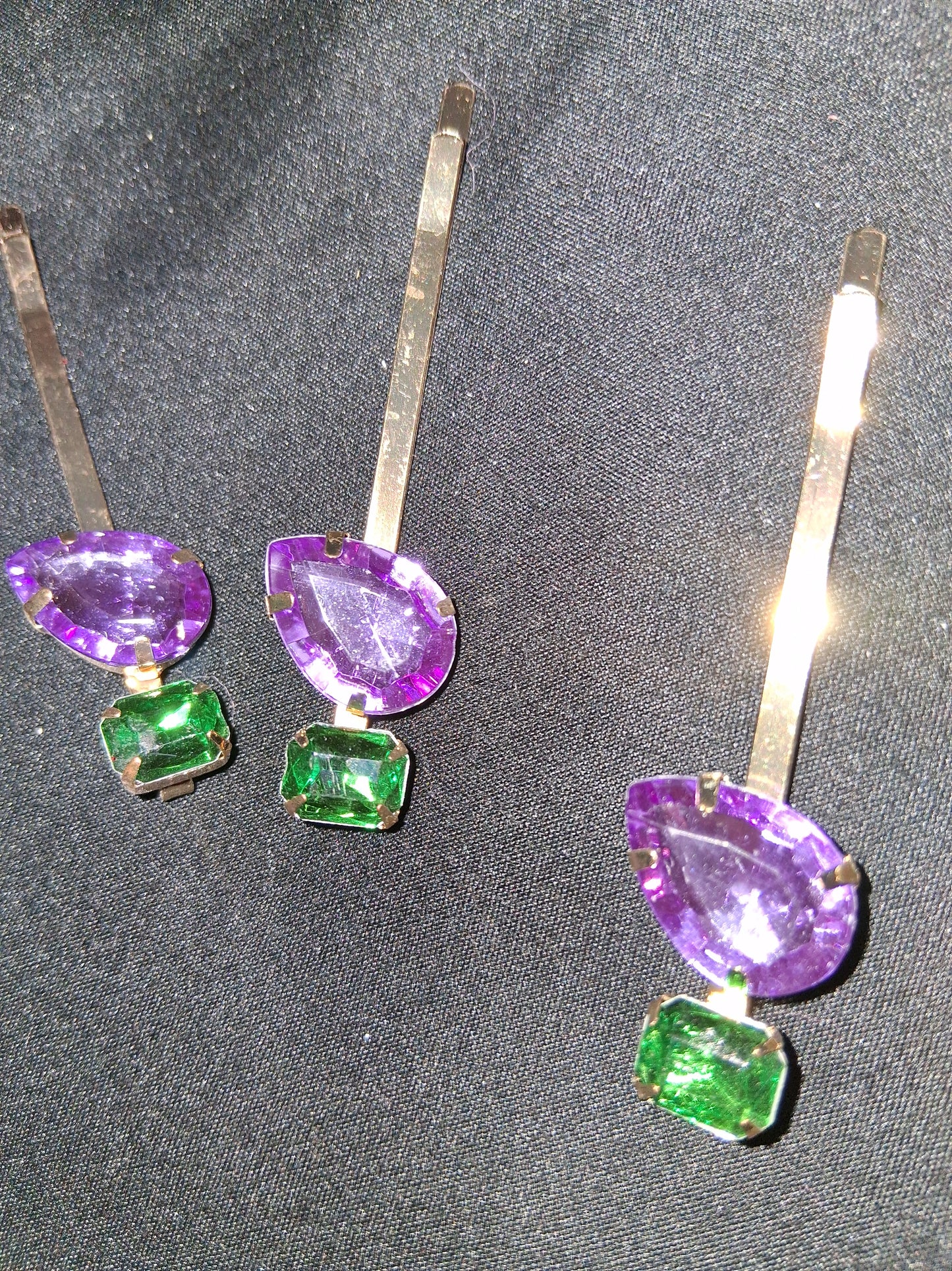 COCOMONEY BLING HAIR PINS 3 pieces 3 inch
