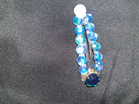 COCOMONEY HAIR CLIP 3INCH CUSTOM 1 OF A KIND PIECE with gemstones