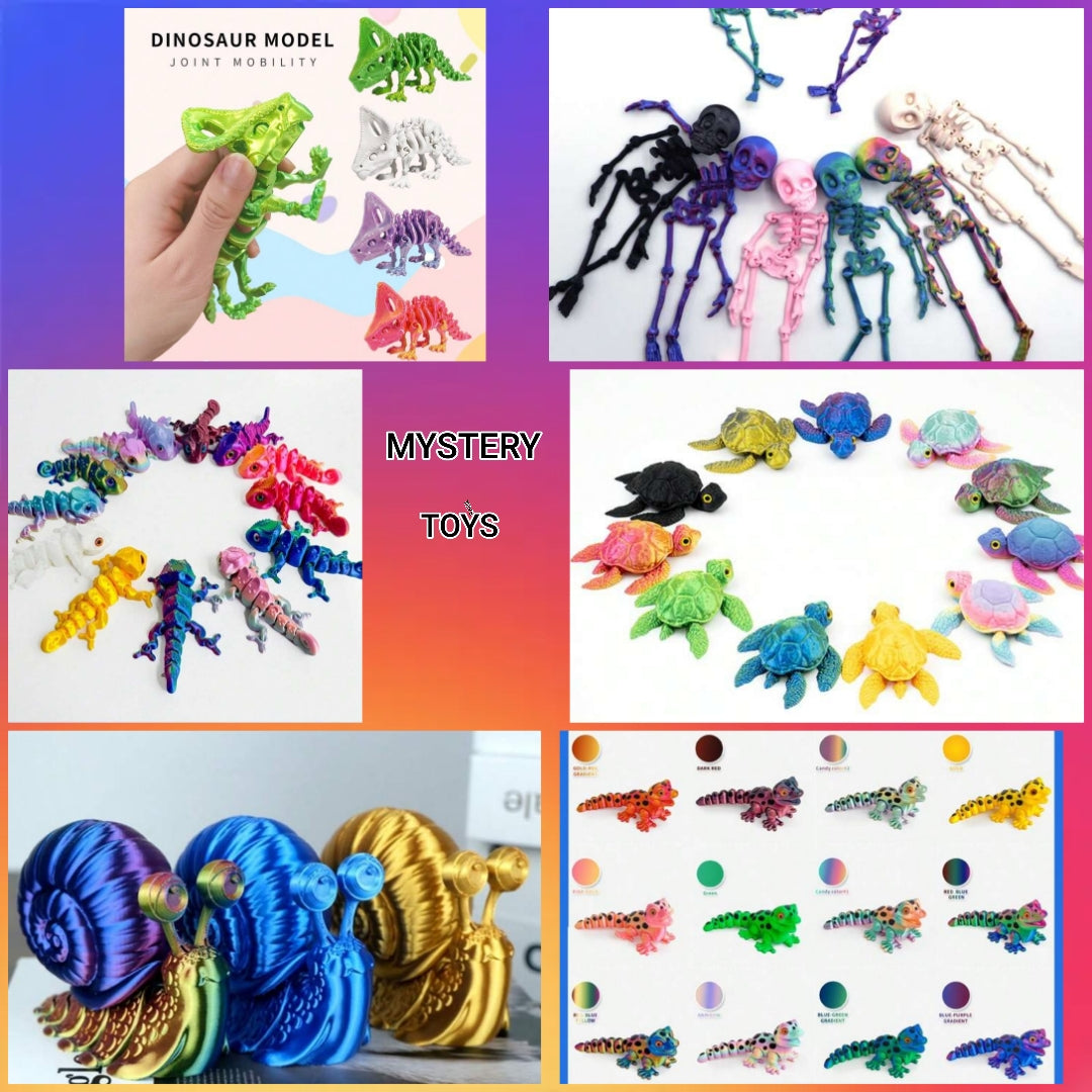 1pc 3d Printed Toy Mystery Color surprise someone what color do you want? What color will you get?