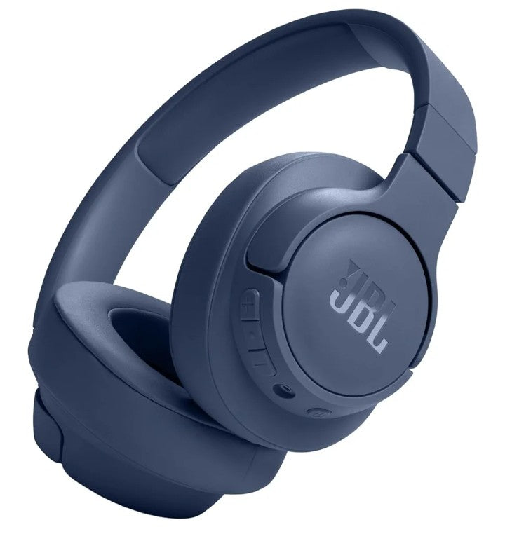 Tune 720BT - Wireless Over-Ear Headphones with JBL Pure Bass Sound, Bluetooth 5.3, Up to 76H Battery Life and Speed Charge, Lightweight, Comfortable and Foldable Design (Black)