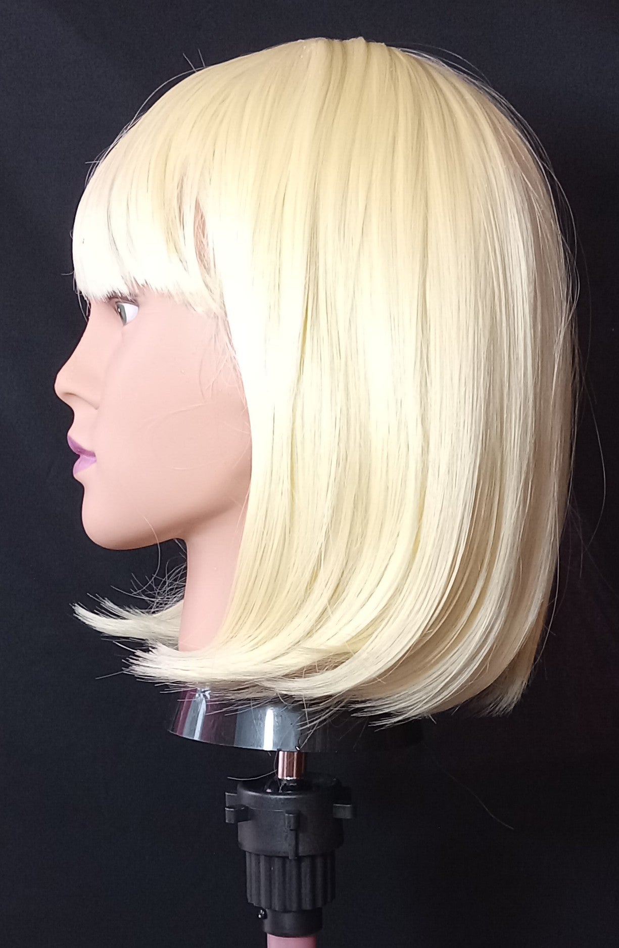 COCOMONEY WIG BLONDE SHORT BOB SYNTHETIC