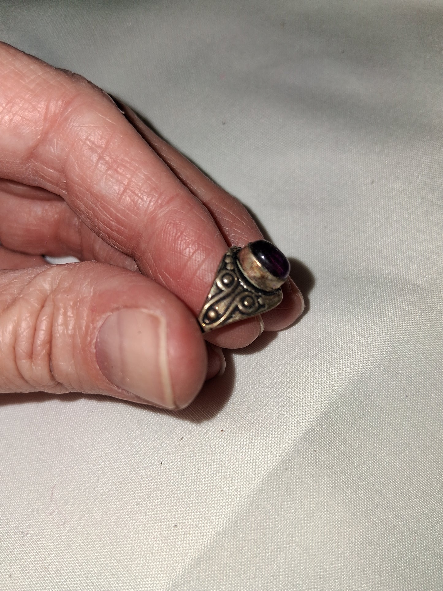 Silver plated ring COCOMONEY