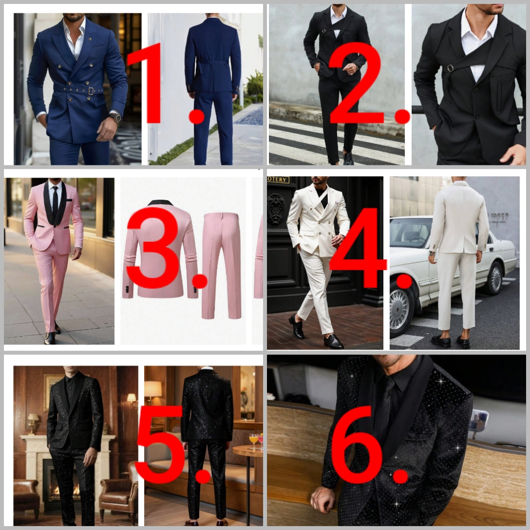 Gorgeous Mens 2 & 3 piece Suits choose number by the set you want