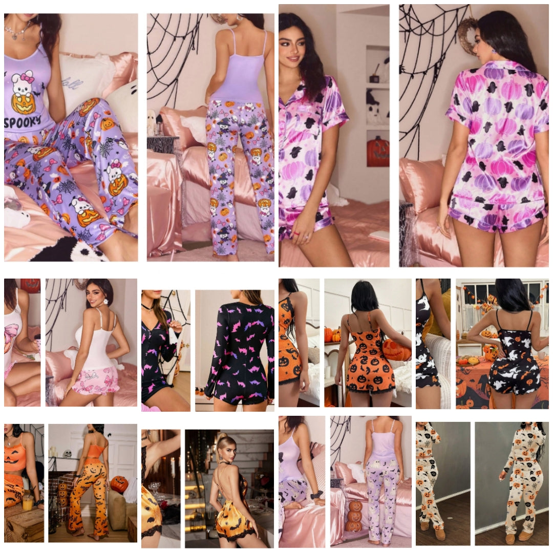 Halloween pajamas 2 pc set choose your option by number below