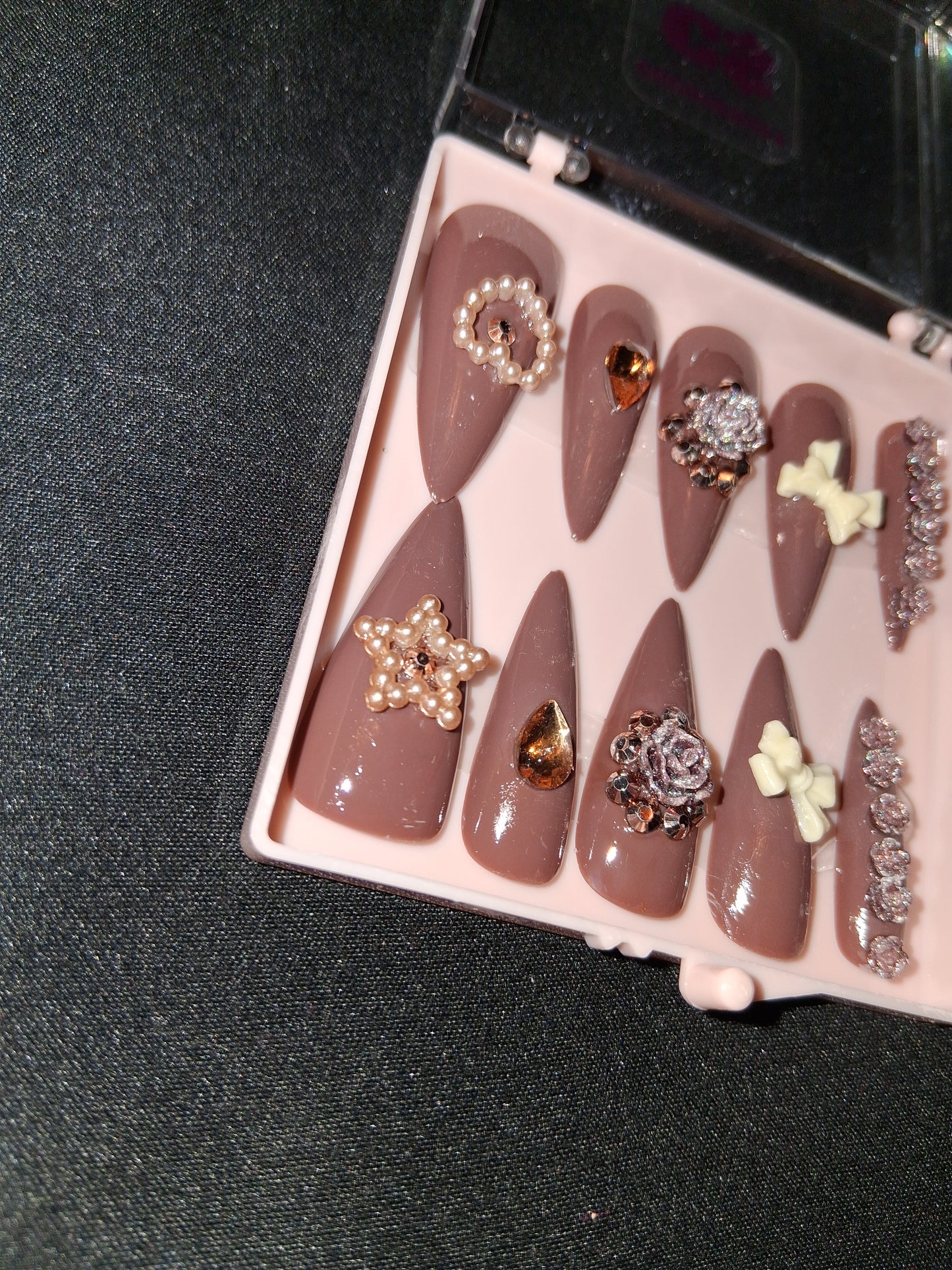 COCOMONEY NAILS CUSTOM 1 OF A KIND PIECES ACRYLIC COMES WITH FREE GIFTS