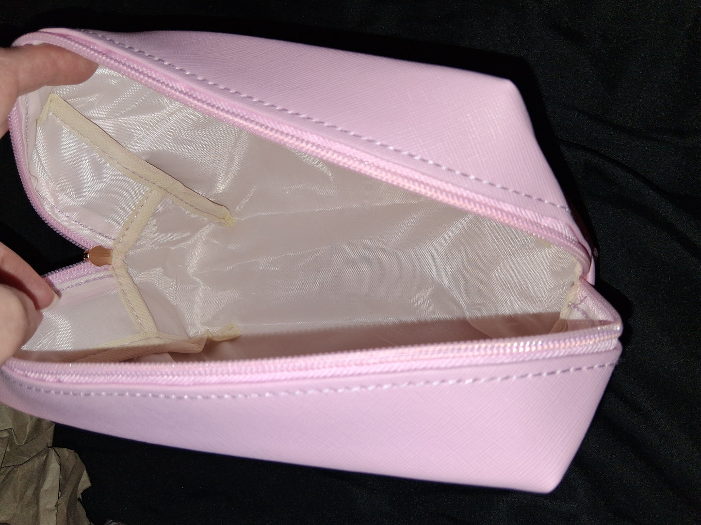 COCOMONEY MAKEUP LASHES COSMETIC BAG PINK