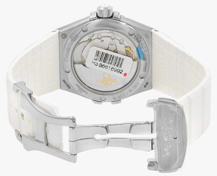 Omega
Omega Constellation 18k White Gold MOP Dial Diamond Watch 123.57.35.20.55.005