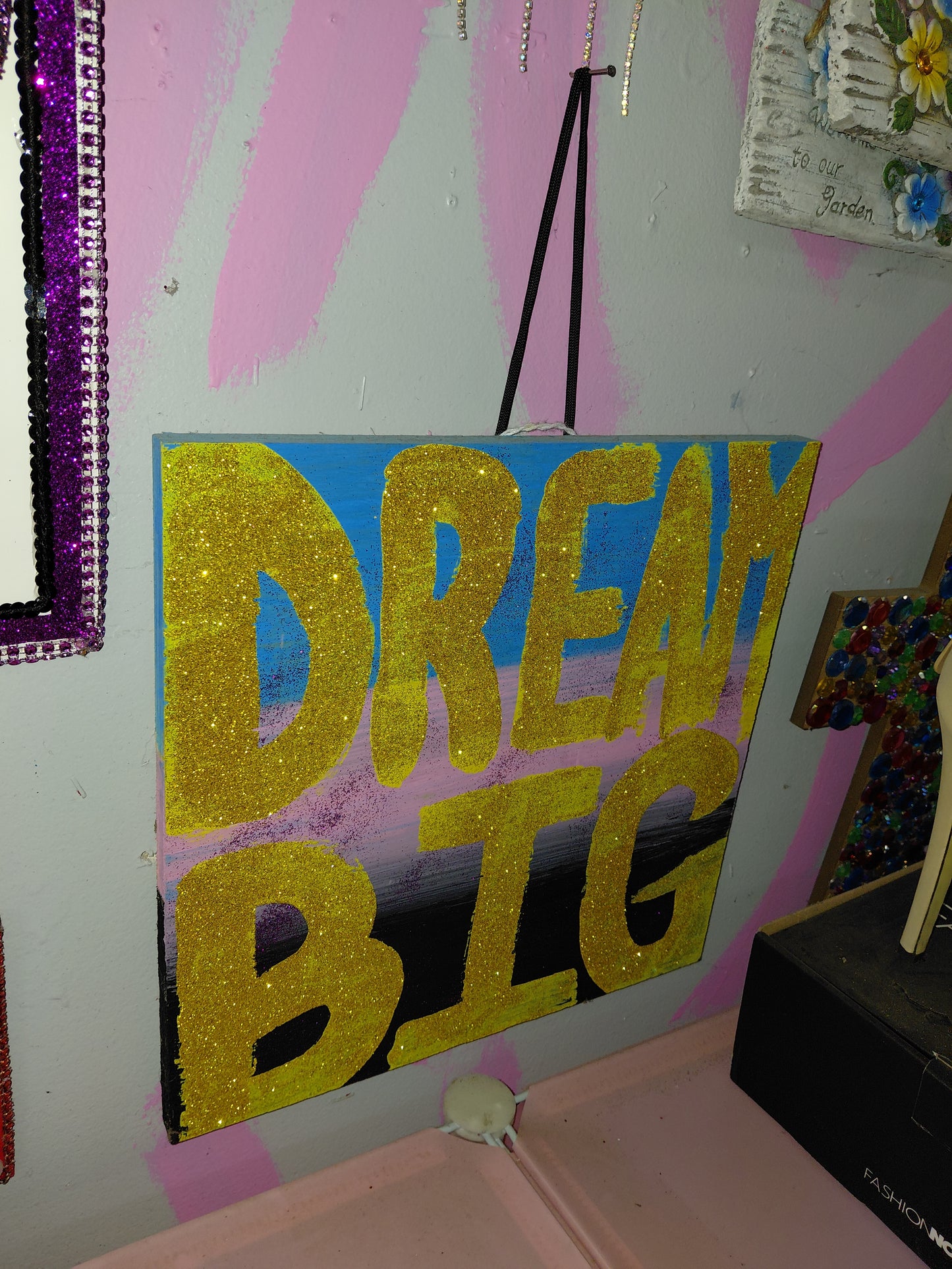 COCOMONEY ART Dream 1 OF 1 CUSTOM PIECE BY COCOMONEY painting on wood