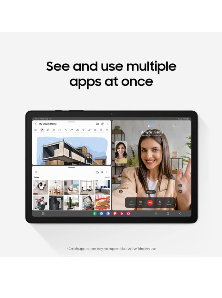 Samsung Galaxy Tab A9+ Plus 11” 64GB Android Tablet, Big Screen, Quad Speakers, Upgraded Chipset, Multi Window Display, Slim, Light, Durable, Kids Friendly Design, US Version, 2024, Silver