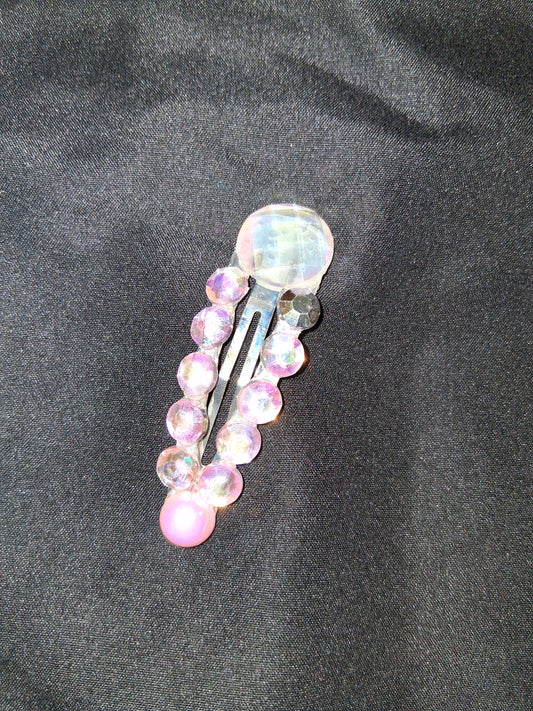 COCOMONEY HAIR CLIP 3INCH CUSTOM 1 OF A KIND PIECE with gemstones