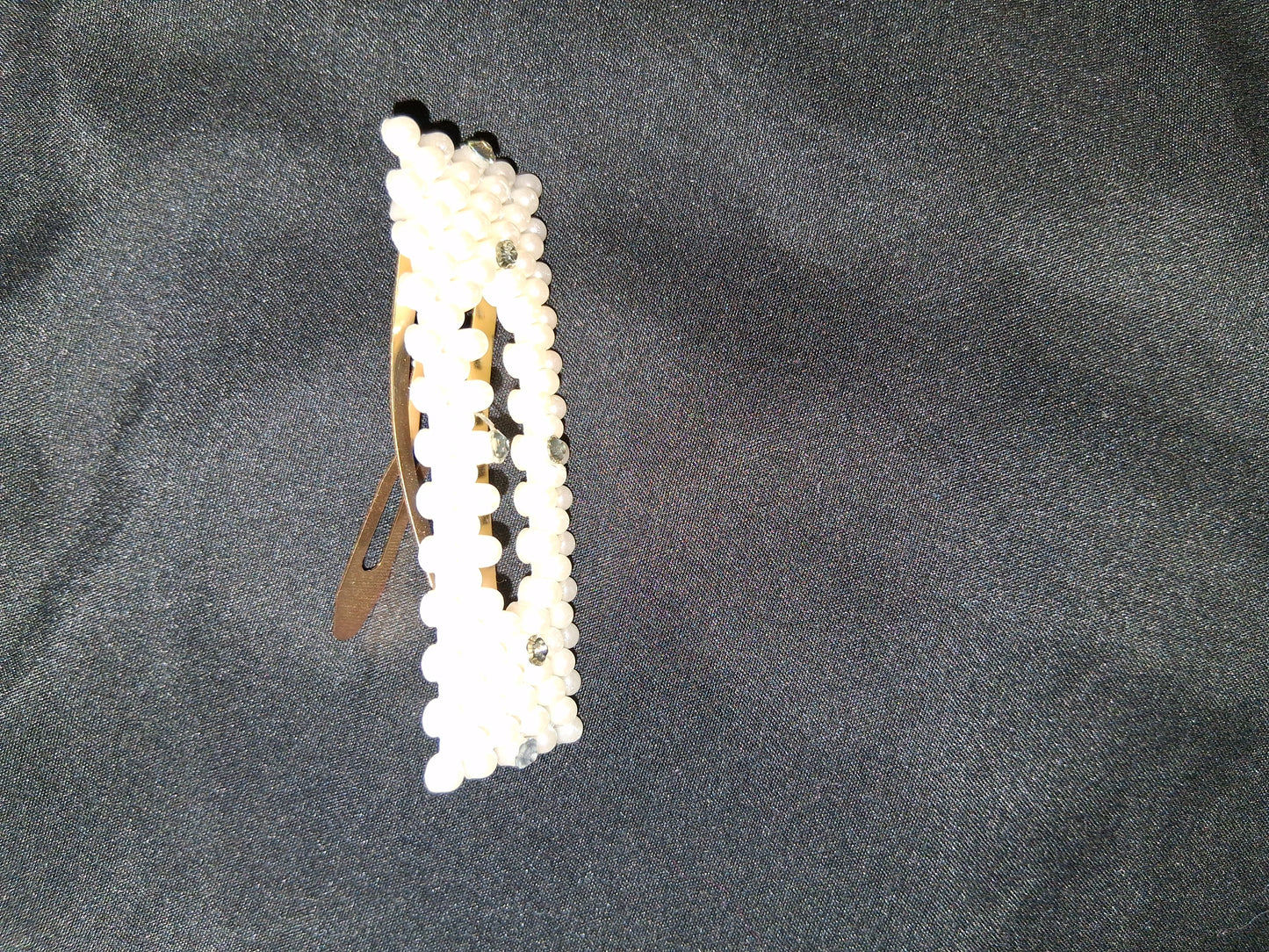 COCOMONEY HAIR CLIP 3INCH CUSTOM 1 OF A KIND PIECE with gemstones