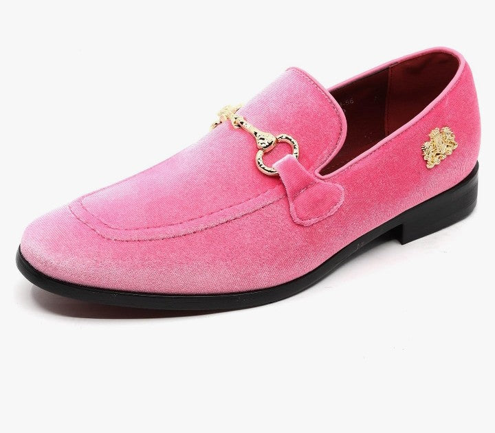 Men's Velvet Designer Classic Dress Tuxedo Smoking Slipper Loafers Slip On Shoes SM-56