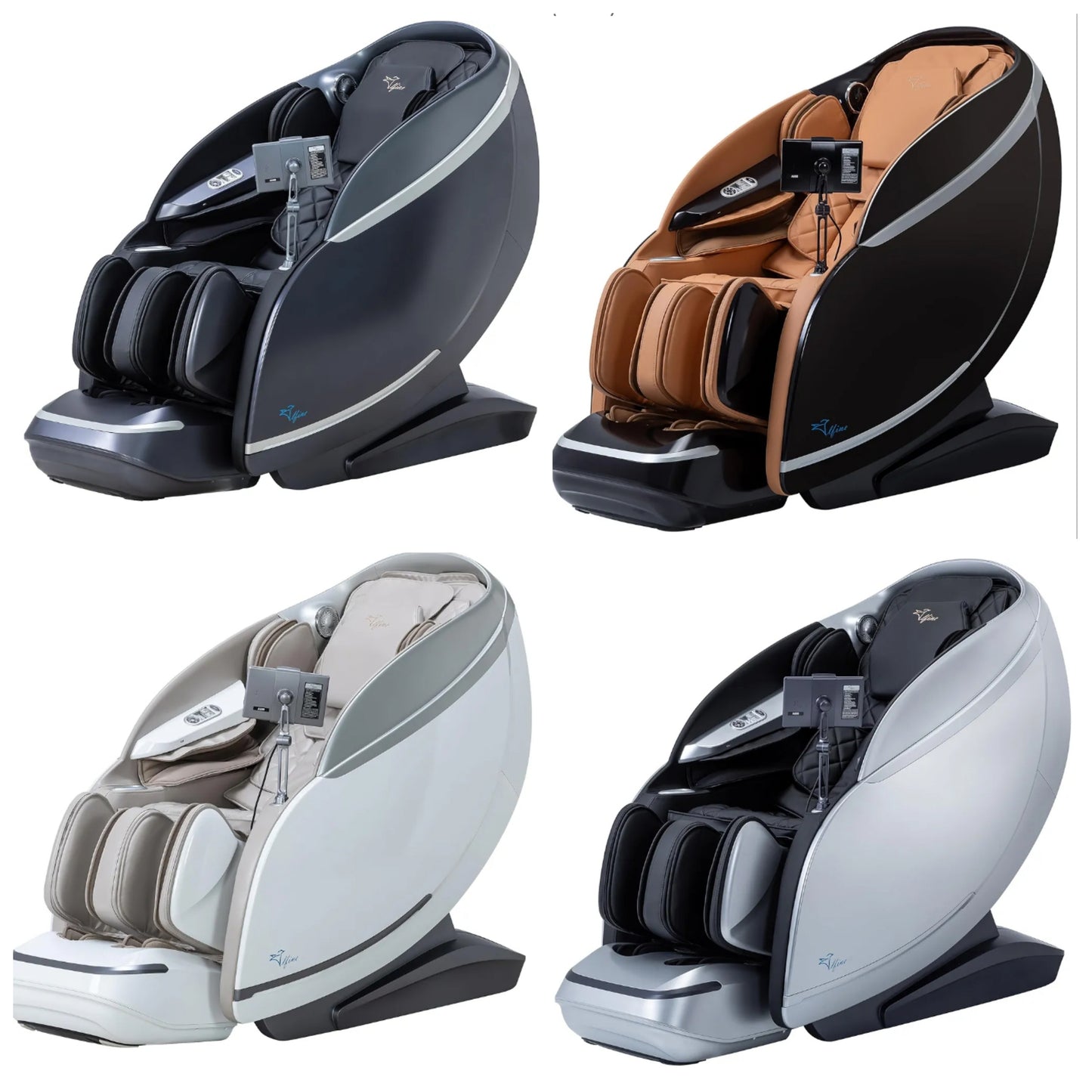 Heaven Duet Massage Chair-4D & 3D Dual-Mechanism Zero Gravity Recliner with Yoga Stretch and Electric Automatic Footrest Extension-Full Body Relaxation