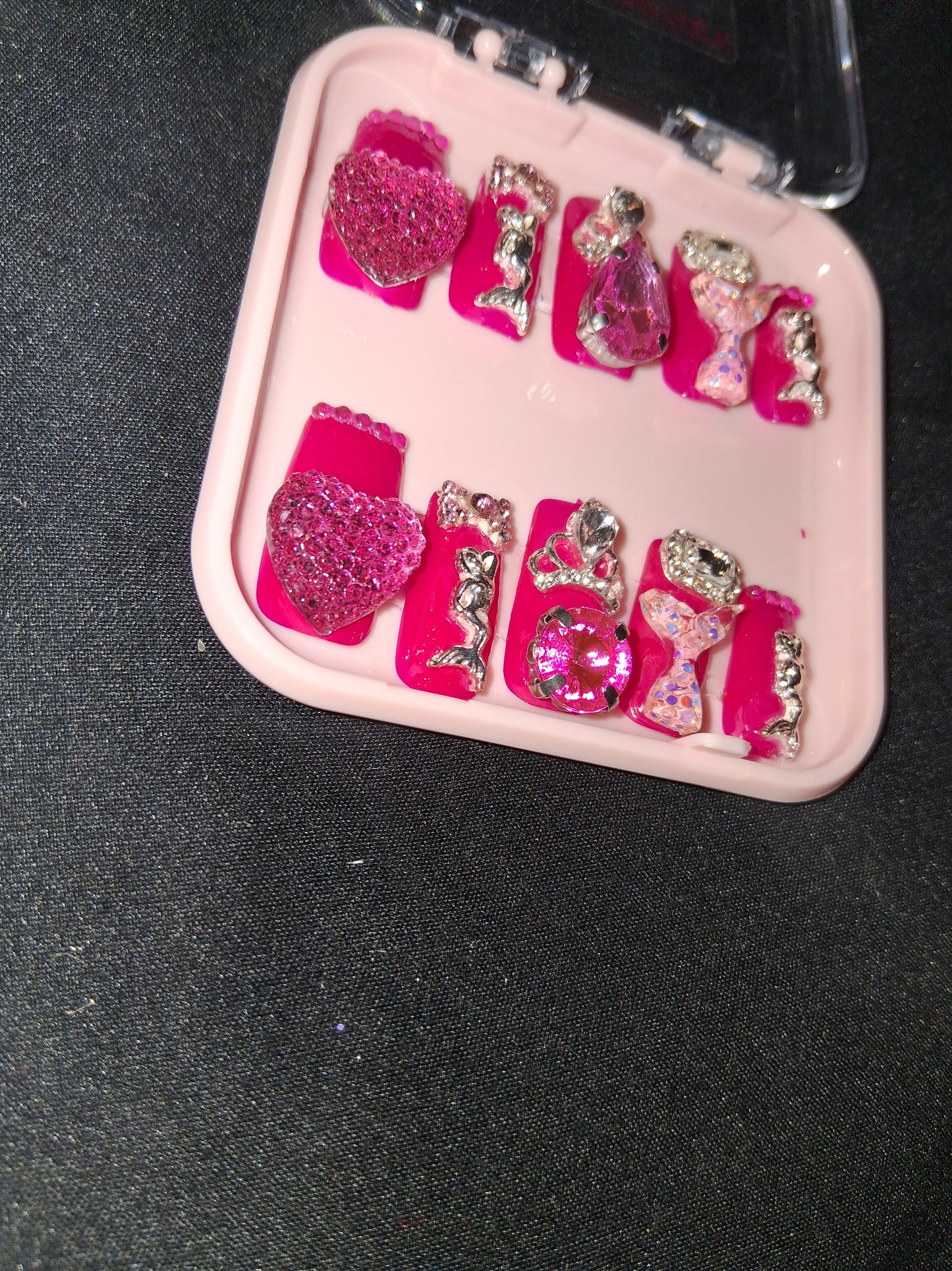 COCOMONEY NAILS CUSTOM 1 OF A KIND PIECES ACRYLIC COMES WITH FREE GIFTS