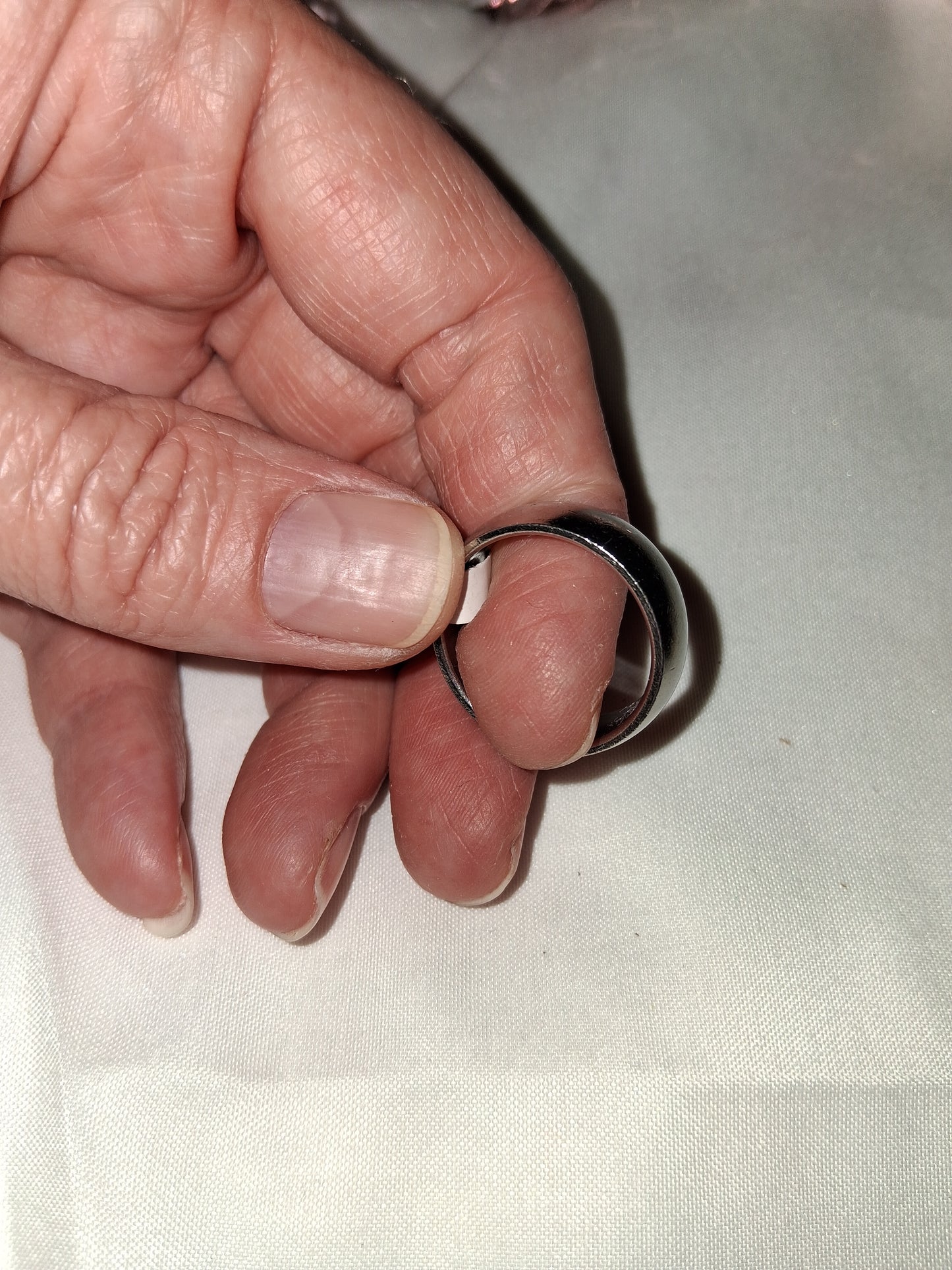 Mens stainless steel ring size 9