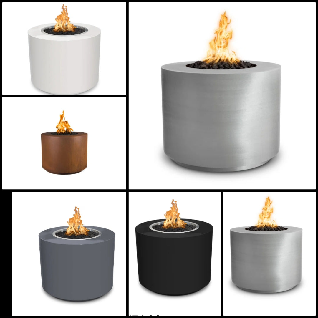 Beverly Round Concrete Smokeless Fire Pit