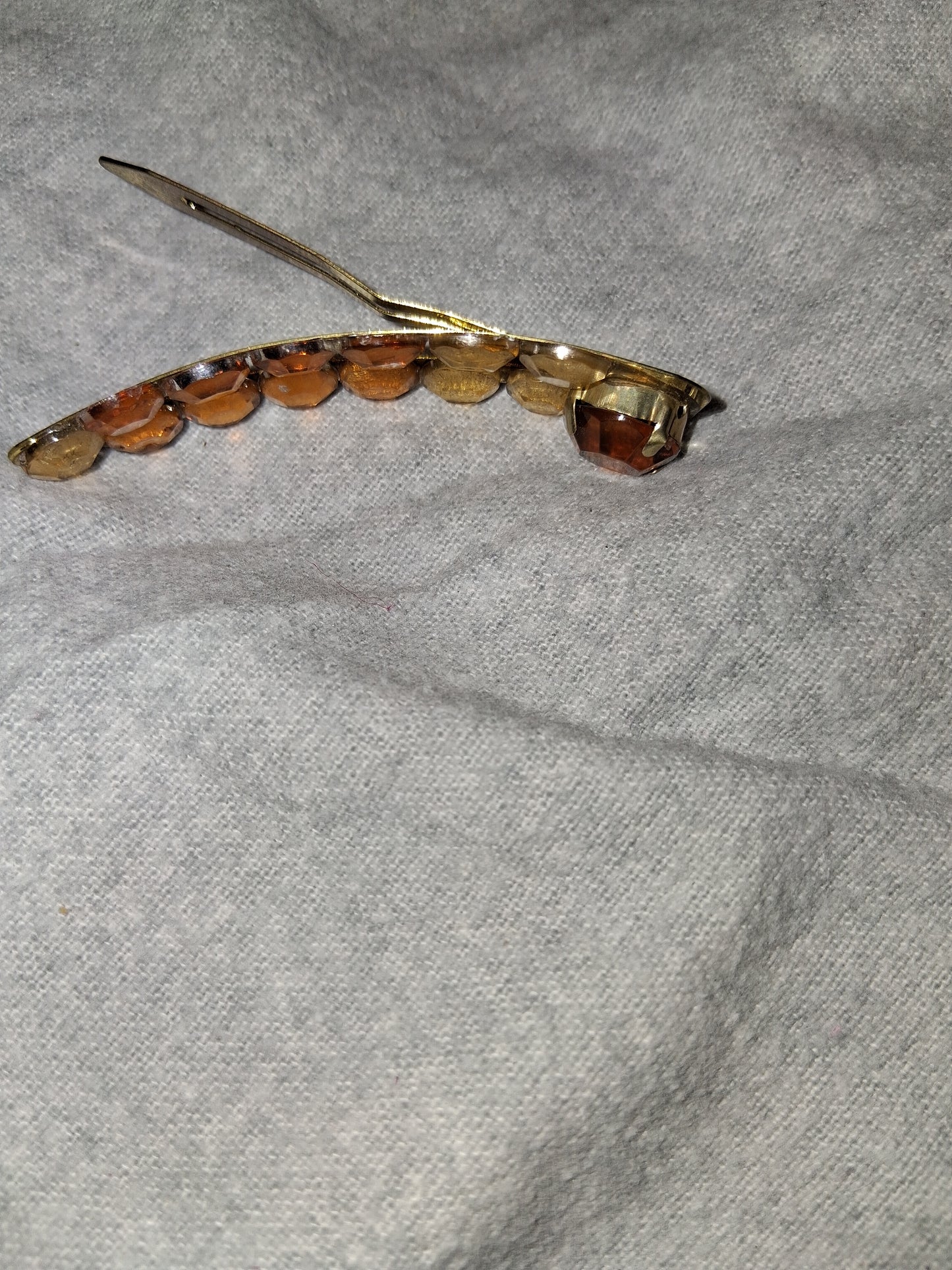 COCOMONEY HAIR CLIP 3INCH CUSTOM 1 OF A KIND PIECE with gemstones