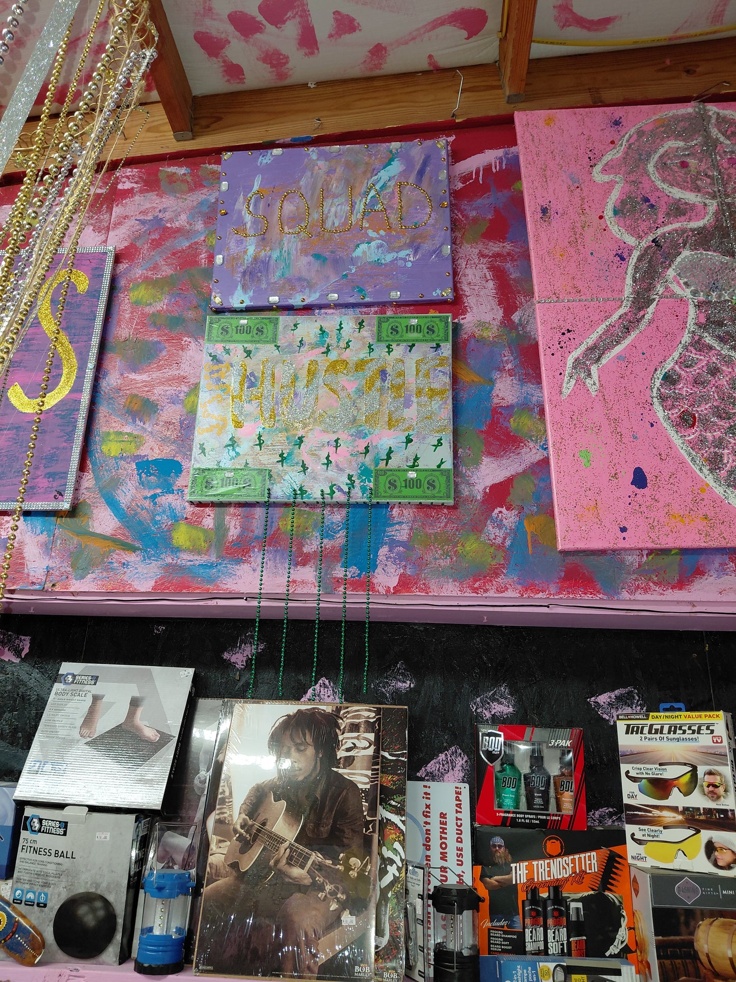 COCOMONEY ART Squad 1 OF 1 CUSTOM PIECE BY COCOMONEY painting on canvas acrylic