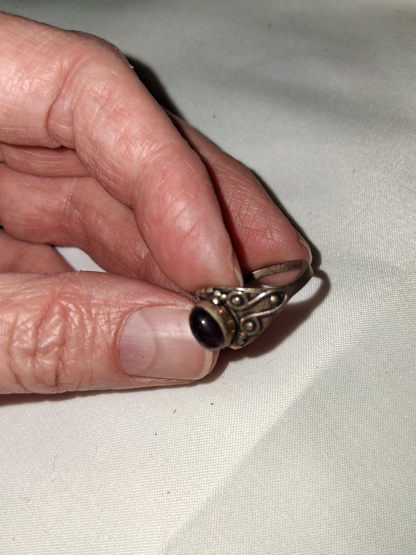 Silver plated ring COCOMONEY