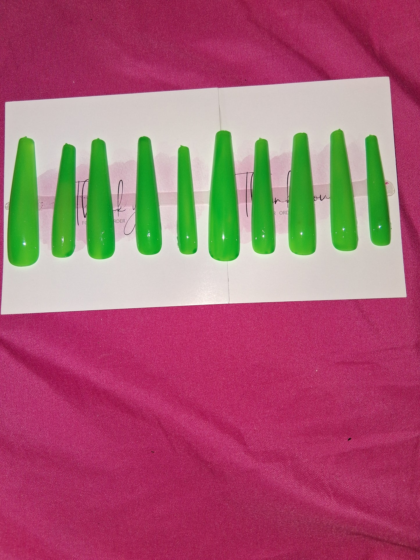 COCOMONEY NAILS CUSTOM 1 OF 1 GLUE ON PRESS ON COMES WITH FREE GIFTS #g6